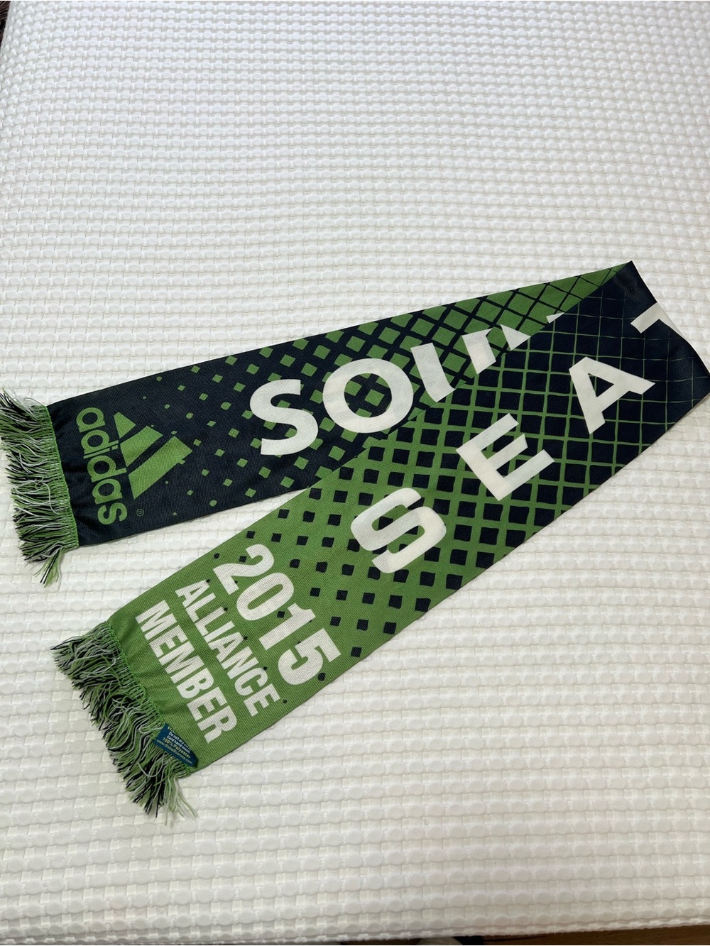 adidas Seattle Sounders FC 2015 Alliance Member Scarf Green & Black